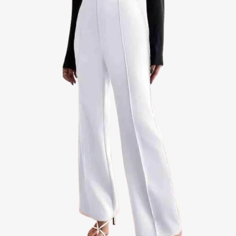 Casual Polyester White Pant