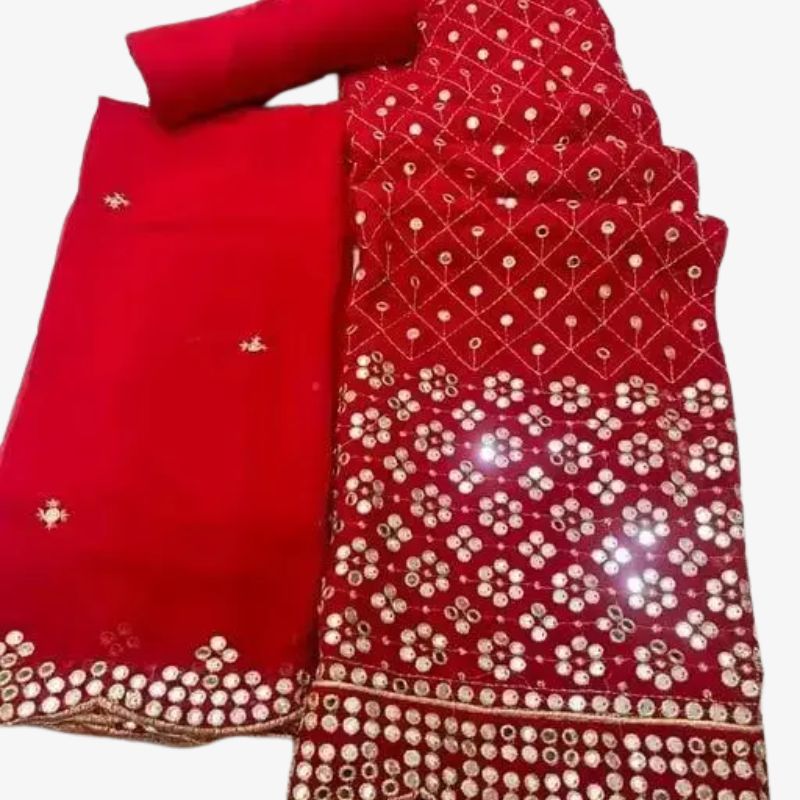 Mirror Work Famous Georgette Suits Women