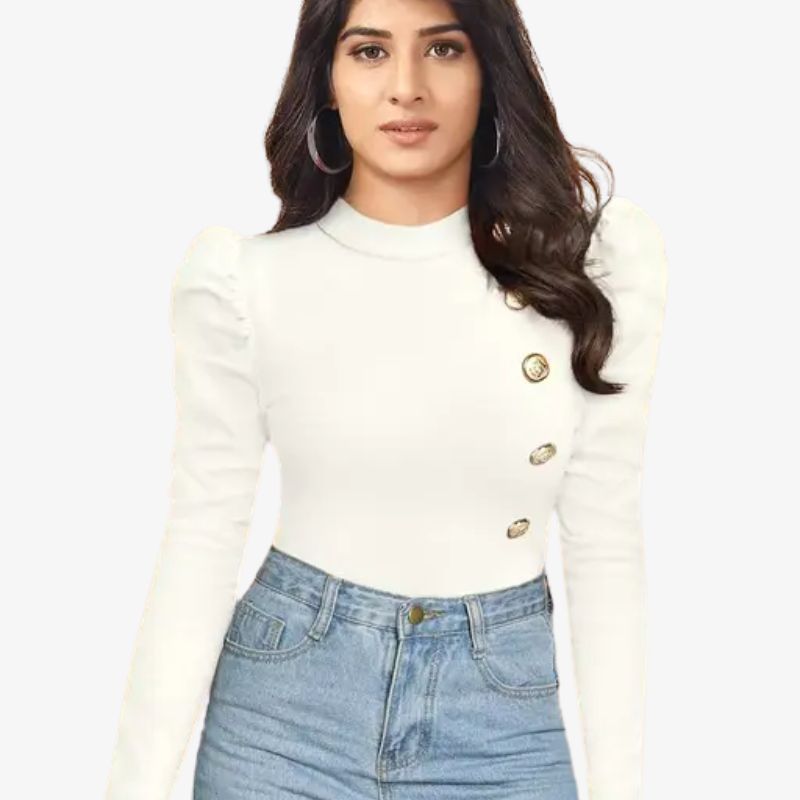 Stylish Puff Sleeve Top 5 stylish-puff-sleeve-top