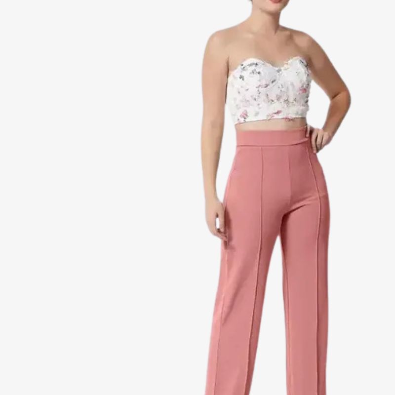 Vintage Classic Bell-Bottom Trousers for Women combo of 4