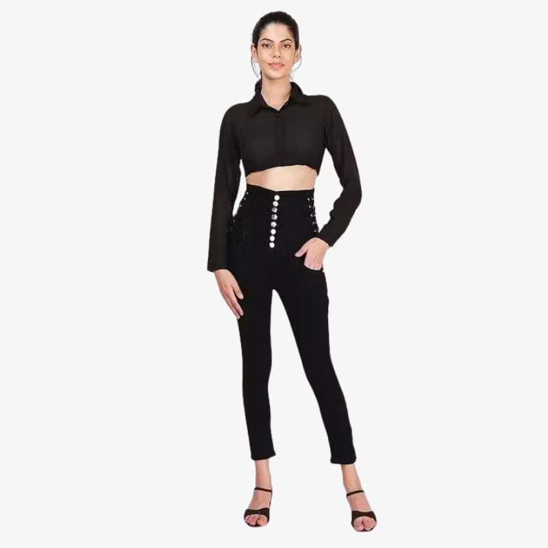 Slim Fit Ankle Denim Jeans for Women