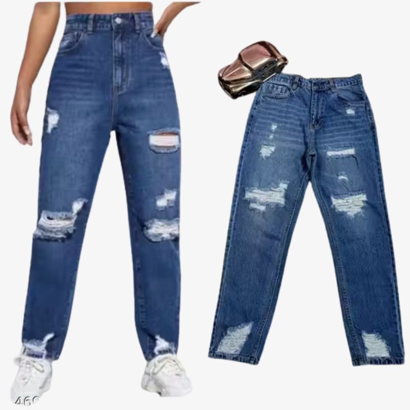 Versatile Funky Cargo Denim Jeans for Women