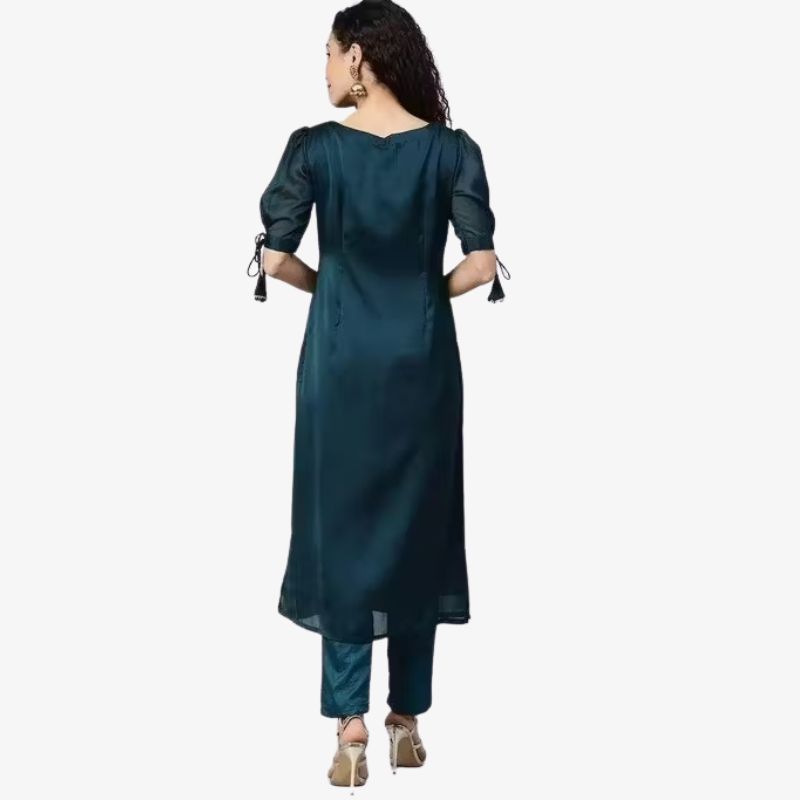 Georgette Attractive Women Kurta Pant Set