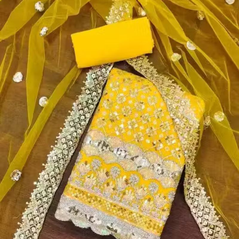 Heavy Sequence Work Buy Women Suit Set