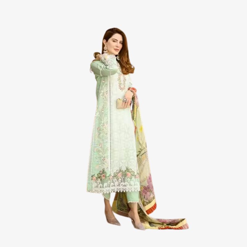 Semi Stitched Buy Women Suit Set